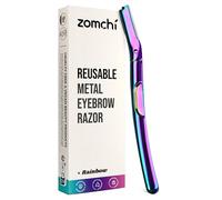 ZOMCHI Dermaplaning Tool for Face, Eyebrow Shaper for Women and Men, Precision Silicone Cover, Reusable Metal Handle (Rainbow)