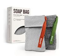 ZOMCHI Exfoliating Soap Saver Bag for Bar Soap, 2 Pack, Grey