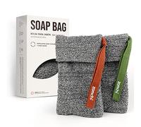 ZOMCHI Soap Saver Bags for Bar Soap, 2 Pack, Deep Texture Grey