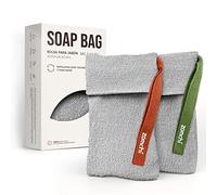 ZOMCHI Soap Saver Bags for Bar Soap, 2 Pack, Gentle Texture Grey