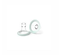 Zomee Flex Breast Nipple Shield Latch Assistance Inverted or Flat- Comfortable & Soft for Easy Pumping Use for Z1 Z2 Breast Pump (Multiple 2 Pack Sizes) (19mm)