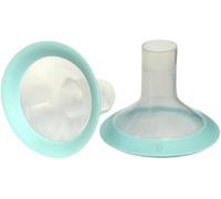 Zomee Flex Breast Nipple Shield Latch Assistance Inverted or Flat- Comfortable & Soft for Easy Pumping Use for Z1 Z2 Breast Pump (Multiple 2 Pack Sizes) (19mm)