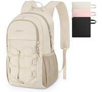 ZOMFELT Small Hiking Backpack, 15L Lightweight Small Rucksack, Backpacks for Women Men, Foldable Backpack, Packable Berghaus Backpack for Hiking, Cycling, Walking, Travel, Beige