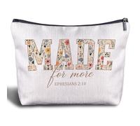 Zomhix mw-Christian makeup bag-bt, Boho Floral Christian