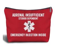 Zomhix Nurse Makeup Bag - Nurse Gifts, Red