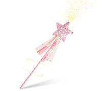 Zomiboo Fairy Wand Cute Princess Wand Star Fairy Costume Props Angel Fairy Wands Sticks for Birthday Wedding Party Cosplay Favors Role Play Toys(Pink)
