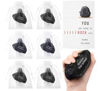 Zomiboo Stress Relief Gift Set for Colleagues Including Thank You for Everything Stress Relief for Office, Inspirational Card, Organza Bag, Anti Stress Ball, Thank You Gift for Employees, School