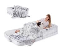 ZOMISIA Human Dog Bed for Adults, 2-in-1 Foldable Giant Dog Bed for People Fits Families (Adult 71 (Folded 43"x35.5"))
