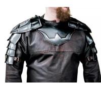 Zomitiya Gorget Spaulders Medieval Set Shoulder Arm Knight Armor Pauldrons Crusader Larp,