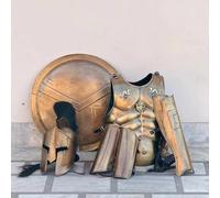 Zomitiya King Leonidas 300 Spartan Full Armor Set Helmet Shield Muscle Cuirass Costume Armor Suit