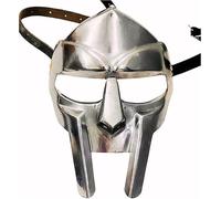 Zomitiya MF Doom Gladiator Face Mask Fantasy Party Costume Roman Gladiators Arena Maximus Helmet mf doom Movie viking Prop (Gladiator Mask).