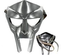 Zomitiya MF Doom Gladiator Mask, Mad-Villain, 18G Mild, Steel, Face Armour, Medieval Hand-Forged, Roman, Armor, Doom, Mask Halloween