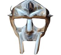 Zomitiya Steel MF DOOM Gladiator Mask - Medieval Armor Face Mask for Halloween, Costume Parties & Cosplay Roman, Armor, Doom, Mask Halloween
