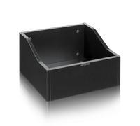 Zomo vs-Box 100/1 Black Record Box Lp-Regal Made Of MDF Wood for Ca 120 Vinyls
