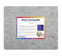 ZOMONETI 15" x 12" Wool Pressing Mat 100% New Zealand Felted Wool Ironing Mat Pad Blanket for Quilter, Sewing, Quilting Supplies and Notions