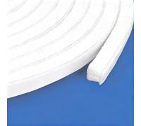 ZOMPAGO 20m Weather Stripping Brush Seal for Windows & Doors,Self-Adhesive Draft excluder,15mm T x 9mm W,Noise Reducing & Dustproof Draught Excluder for Sliding Doors/Windows,Cabinets,Wardrobes,White