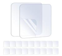 ZOMPAGO 20Pcs Clear Double Sided Sticky Pads,Waterproof Strong Adhesive Square pads for Mounting, Heavy Duty Washable gel Sticky Pad for Phone Holder,Pictures,Hooks,Shelves