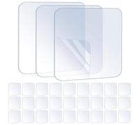 ZOMPAGO 30Pcs Clear Double Sided Sticky Pads,Waterproof Strong Adhesive Square pads for Mounting, Heavy Duty Washable gel Sticky Pad for Phone Holder,Pictures,Hooks,Shelves