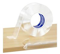 ZOMPAGO Baby Proofing Edge Protector, Clear Corner Guard Strip, 1Roll | Self-Adhesive Soft Acrylic Safety Tape, Residue-Free Child Guard for Tables, Cabinets & Furniture Sharp Edges,2m x 2.5cm/roll
