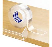 ZOMPAGO Clear Soft Edge Protector Strip, Transparent Baby Proofing Corner & Edge Guard, 4m x 4cm, Thick Version, Furniture Safety Bumpers with Strong Adhesive for Cabinets,Tables,Walls,Beds,Kitchen