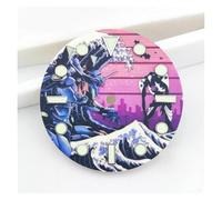 ZONABSQQ 28.5mm Dial Dial Full Luminous Dial Customized Dial Fits NH35/NH36/ 8215 Movement Watch Dials NH35 face(NO.1)