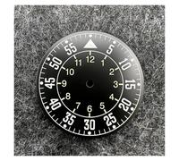 ZONABSQQ 33.8mm Retro Digital Watch Dial with Calendar Window Green Luminous Watch Faces for NH35 NH36 Movement(Retro Digital Face)