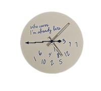 ZONABSQQ Modified Blue Log Hands + Watch Dial Set 28.5mm DIY Watch Faces Fits NH35/4R36 Movement Who Cares Lt's Already Late Accessories(811 Hands 21 no Date)