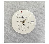 ZONABSQQ Modified Blue Log Hands + Watch Dial Set 28.5mm DIY Watch Faces Fits NH35/4R36 Movement Who Cares Lt's Already Late Accessories(W-Black dial B red N)