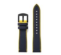 ZONABSQQ Rubber Watchband 18mm 20mm 22mm 24mm Hybrid Color Watch Strap Soft Straps Quick Relea Waterproof Watches