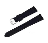 ZONABSQQ Vintage Leather Watch Band 18mm 19mm 20mm 22mm Quick Release Soft Suede Replacement Strap for Men Women Classic Retro Watchband(Black,19mm)
