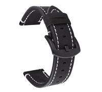 ZONABSQQ Vintage Leather Watch Band Quick Release Spring Bar Retro Strap for Men 20mm 22mm Brown Black(A2,22mm)