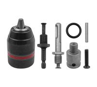 ZONADAH 1.5-13mm Keyless Drill Chuck Quick Change Hand Self-Tighten 1/2-20UNF Thread Hand Drill Hex Shank Socket Square Wrench Electric Hammer Adapter Accessories