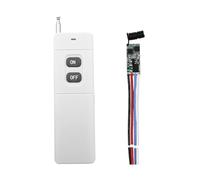 ZONADAH 12V 2A Wireless Remote Control Switch Mini Small Relay Circuit Module Momentary Controller 433Mhz 1000m Long Range High Power