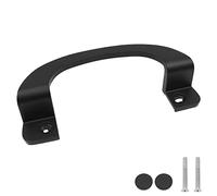 ZONADAH 200mm Black Aluminium Alloy Sliding Door Handle 170mm Hole Centre Modern Metal Pull Handle for Glass Balcony Bathroom Closet Warehouse Garden Interior Exterior Door