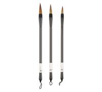 ZONADAH 3 Pcs Chinese Calligraphy Brush 3 Size Traditional Writing Brush Sumi Drawing Brush Pen Painting Brush Kanji Brush for Beginners