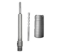 ZONADAH 30mm Round Handle Hole Saw Cutter with 200mm Adapter Carbide Hole Saw Drill Bit Hole Saw Wall Drill Bit for Brick Stone Concrete Cement