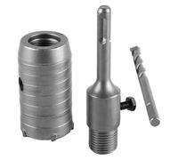 ZONADAH 40mm Round Handle Hole Saw Cutter with 110mm Adapter for Concrete, Stone, Brick, Foam