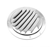 ZONADAH 5-Inch Round Vent, Marine Grade 316 Stainless Steel Air Outlet Grille with Mesh, Exhaust Return Vent for Yacht, Boat, RV, Cabinet, Marine Hardware