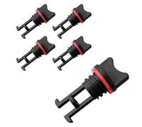 ZONADAH 5 Pieces Kayak Rubber Plug Canoe Drain Scupper Stopper 19mm Coarse Thread Standard Size Drain Bung Canoe Accessories Kayak Scupper Plug Marine Bucket