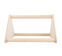 ZONADAH Chick Perch Wood Training Perch Chicken Perch Stand 3 Layers Chicken Roosting Bars Parrot Training Perch Triangle Ladder Chicks Parrots Macaw 21x21x12.5cm