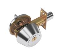 ZONADAH Door Handles Latch with 3 Keys Stainless Steel Dead Bolt Lock Lockset Anti-Theft Cabinet Locks Knob for Bedroom Bathroom