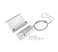 ZONADAH NC Recessed Wired Security Window Door Contact Sensor Alarm Magnetic Reed Switch Magnetic Detector Switch Reed Door Contacts for Home Security Grey