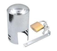 ZONADAH Outdoor Faucet Lock Tap Cover Tap Locking System Garden Hose Tap Lock Water Spigot Lock Protector Cover Double Open