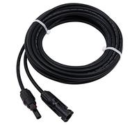 ZONADAH Pair of 5m 4mm2 Single Core Extension Cables with MC Style-4 Connectors for Solar Panels and Solar Systems 5 meters (16 feet) Cable with MC Style-4 Plug