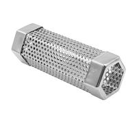 ZONADAH pellet smoke pipe 15cm Stainless Steel BBQ Smoker Tube Wood Chips Smoke Box Grill Smoker for Gas and Charcoal Grilling Outdoor Cooking Accessories