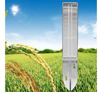 ZONADAH Rain Gauge 120ml Plastic Dual Scale, Clear Rainwater Measuring Instrument, Outdoor Water Collection Device, Soil Moisture Meter for Garden Lawn Farming