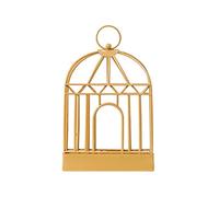 ZONADAH Retro Birdcage Mosquito Coil Holder Metal Mosquito Coil Stand Mosquito-Repellent Incense Holder for Indoor or Outdoor Garden Balcony Camping Gold Colour