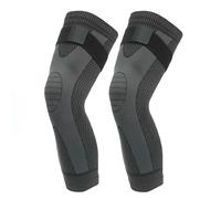 ZONADAH Unisex Warming Knee Pads, Thick Elastic Long Sleeves, Breathable Knee Guards Support, Wormwood Keep Warm Protector for Men Women Size XL