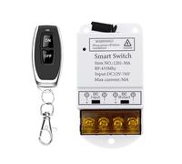 ZONADAH Wireless Remote Switch 164ft Long Range Remote Battery Supply Disconnect 30A 12V-76V with Receiver for Car Horn Water Pump Control High Power
