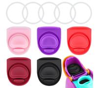 ZONBBEE 5 Sets Replacement Stopper and O Ring Gasket Compatible with Owala FreeSip 24oz 32oz,Water Bottle Lid Insert Cap Rubber Seal Parts for Owala 16/19/24/32/42oz Mouth Piece Accessories VVS1